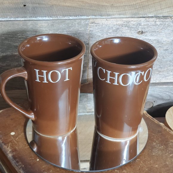 Set of Two Vintage Hot Chocolate Cups - Picture 3 of 4